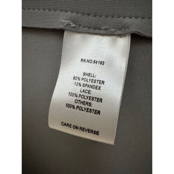 NWT Women's Mark New York long fringed cardigan, Granite, Large. - Picture 9 of 9